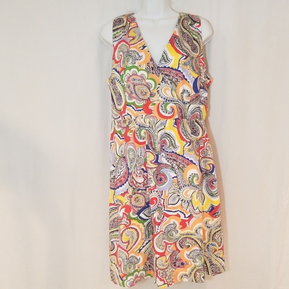 tommy hilfiger paisley dress